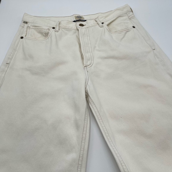 Citizens of Humanity | Off White Ecru Gaucho Wide Leg Crop Jeans 29 - Picture 8 of 14